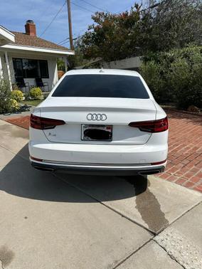 White 2019 Audi A4 Premium Plus
