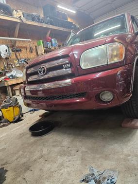 Red 2006 Toyota Tundra SR5