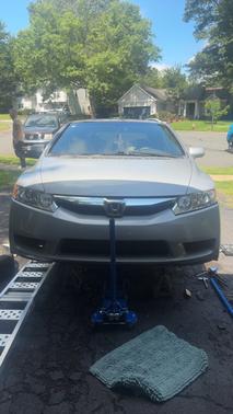 Silver 2010 Honda Civic LX