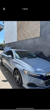 Gray 2022 Honda Accord Hybrid Touring