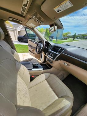 White 2015 Mercedes-Benz GL-Class GL 450 4MATIC
