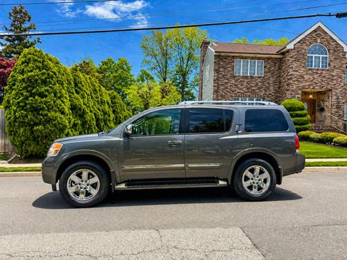 Gray 2010 Nissan Armada Platinum