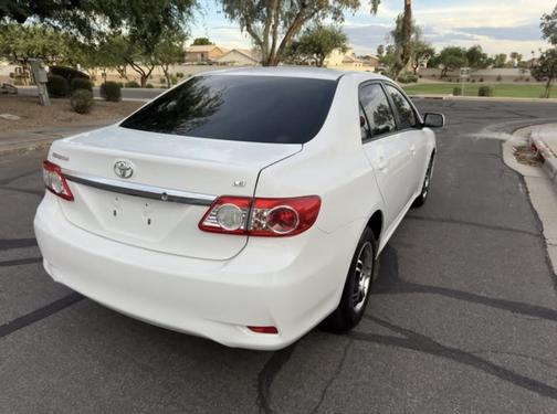 White 2011 Toyota Corolla LE
