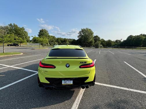 Yellow 2022 BMW X4 M AWD