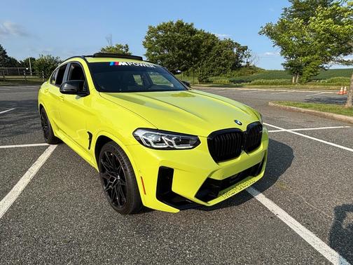 Yellow 2022 BMW X4 M AWD