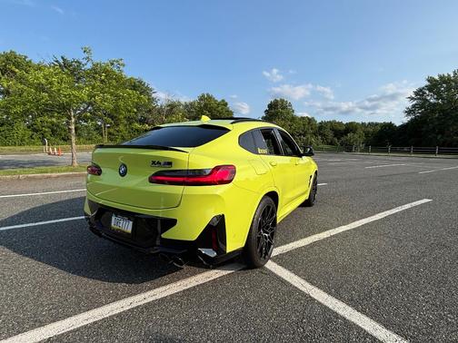 Yellow 2022 BMW X4 M AWD
