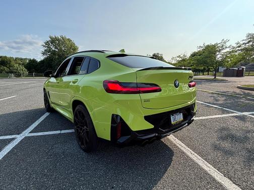 Yellow 2022 BMW X4 M AWD