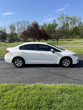 White 2013 Honda Civic LX