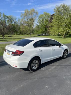 White 2013 Honda Civic LX