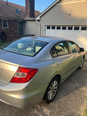 Silver 2012 Honda Civic EX