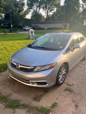 Silver 2012 Honda Civic EX