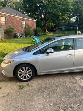 Silver 2012 Honda Civic EX