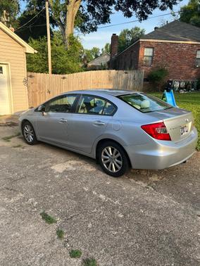 Silver 2012 Honda Civic EX