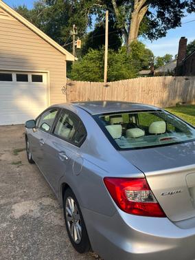 Silver 2012 Honda Civic EX