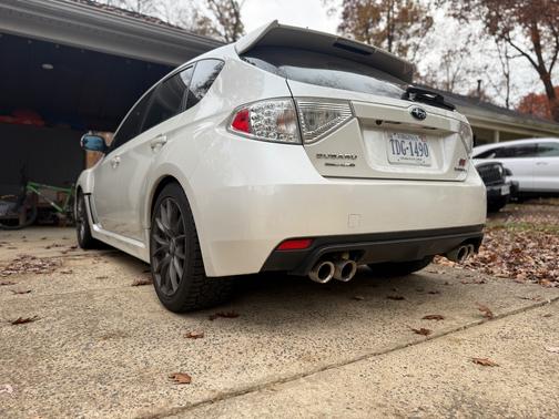 White 2014 Subaru Impreza WRX STI