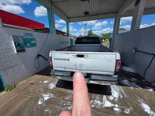 White 1999 Dodge Ram 1500 Quad Cab