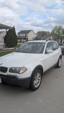 White 2005 BMW X3 2.5i