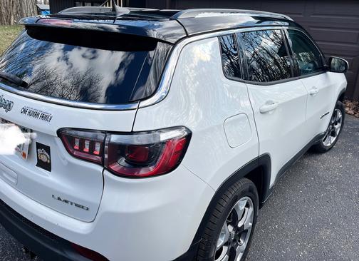 White 2021 Jeep Compass Limited