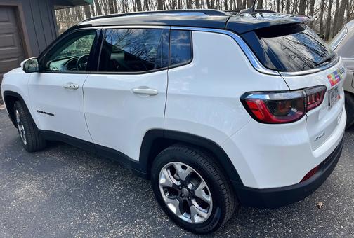 White 2021 Jeep Compass Limited