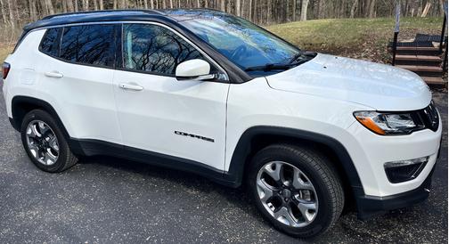 White 2021 Jeep Compass Limited