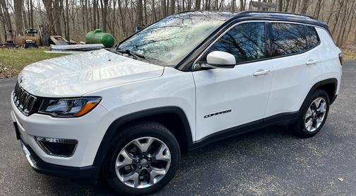 White 2021 Jeep Compass Limited