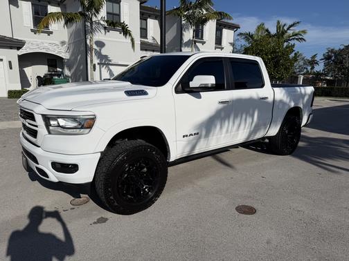 White 2022 RAM 1500 Laramie