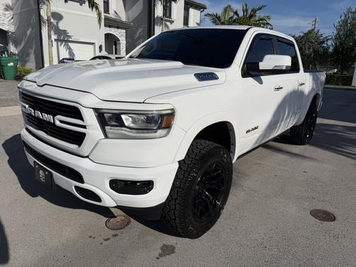 White 2022 RAM 1500 Laramie