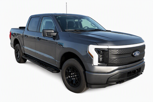 Gray 2025 Ford F-150 Lightning XLT
