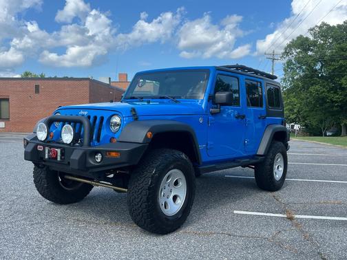Blue 2012 Jeep Wrangler Unlimited Sport