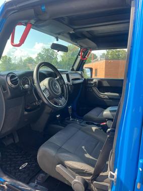 Blue 2012 Jeep Wrangler Unlimited Sport
