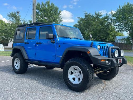 Blue 2012 Jeep Wrangler Unlimited Sport