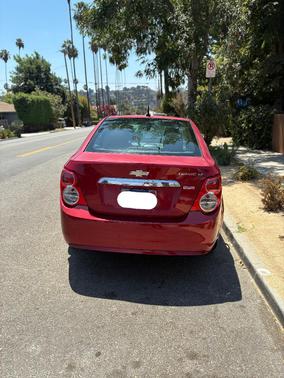 Red 2013 Chevrolet Sonic LT