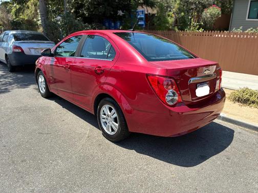 Red 2013 Chevrolet Sonic LT
