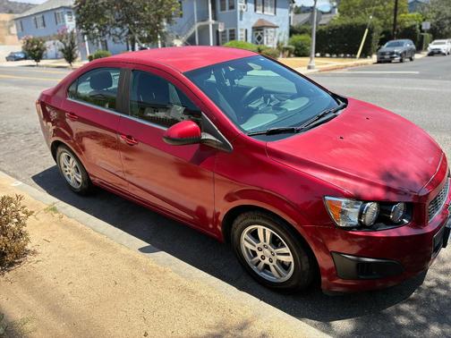 Red 2013 Chevrolet Sonic LT