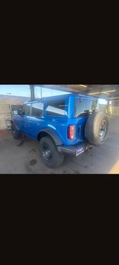 Blue 2025 Ford Bronco Badlands