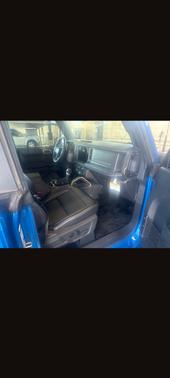 Blue 2025 Ford Bronco Badlands