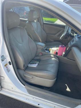 White 2010 Toyota Camry LE