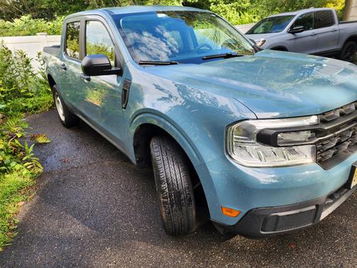 Blue 2022 Ford Maverick XL
