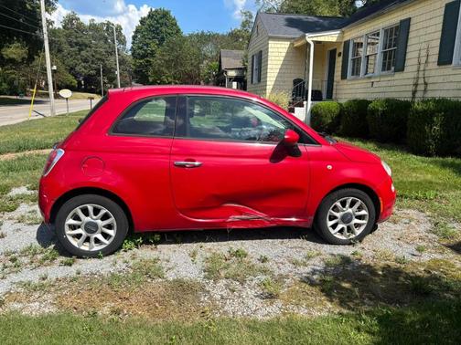 Red 2017 FIAT 500 Pop