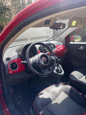 Red 2017 FIAT 500 Pop