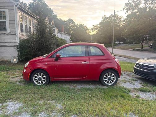 Red 2017 FIAT 500 Pop
