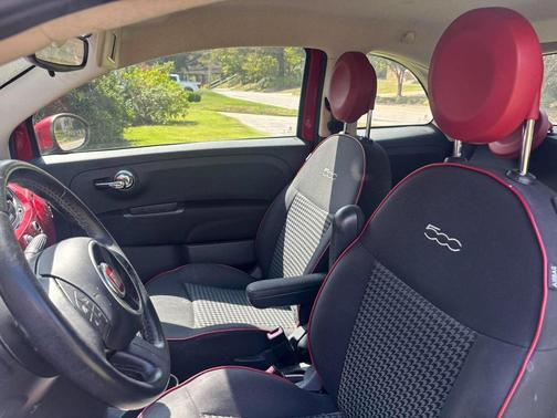 Red 2017 FIAT 500 Pop