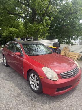 Red 2006 INFINITI G35 Base