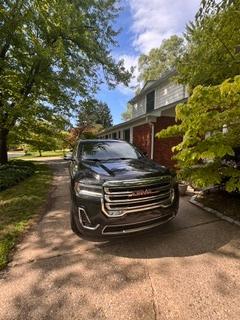 Blue 2022 GMC Acadia SLE