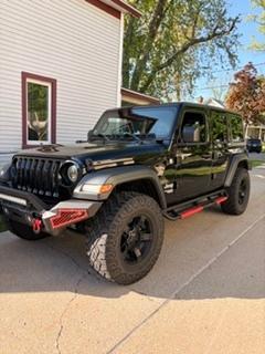 Black 2018 Jeep Wrangler Unlimited Sport S