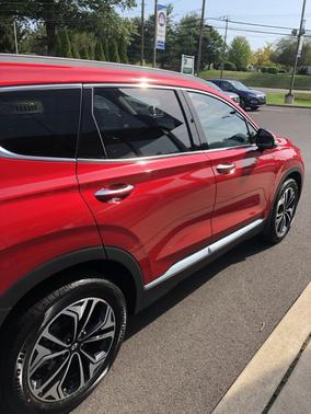 Red 2020 Hyundai SANTA FE SEL 2.0T