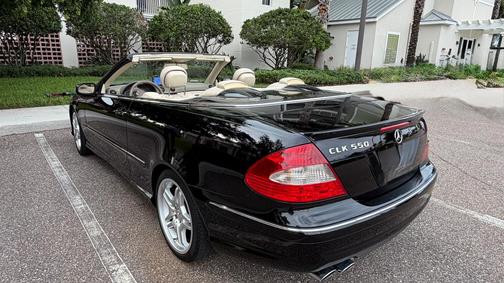 Black 2008 Mercedes-Benz CLK-Class CLK550