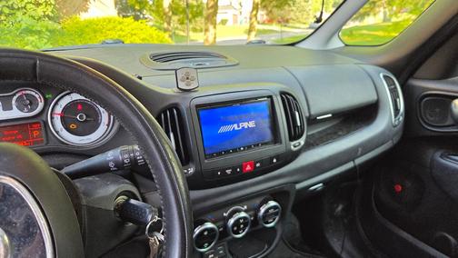 Black 2014 FIAT 500L Lounge