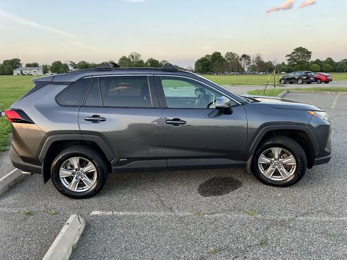 Gray 2023 Toyota RAV4 Hybrid XLE