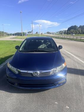 Blue 2012 Honda Civic EX-L